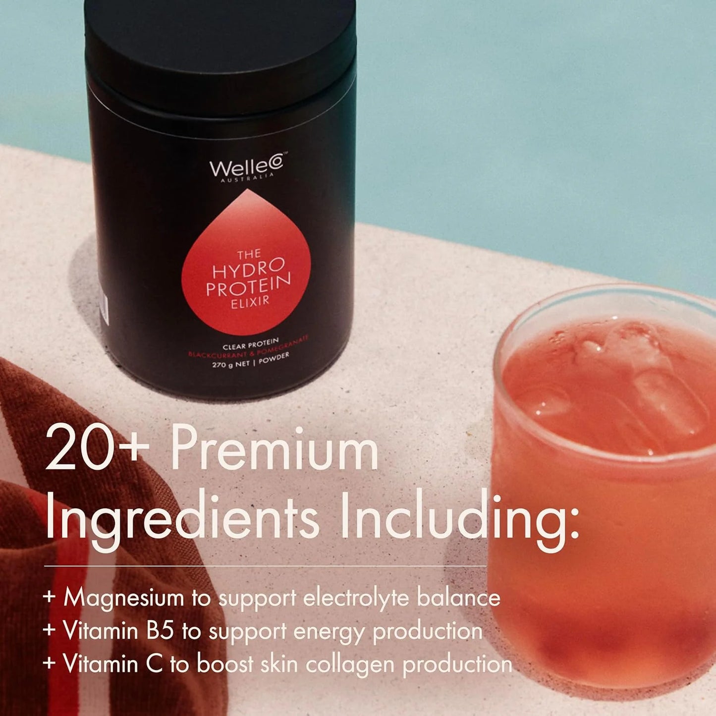 WelleCo HydroProtein Elixir 270g