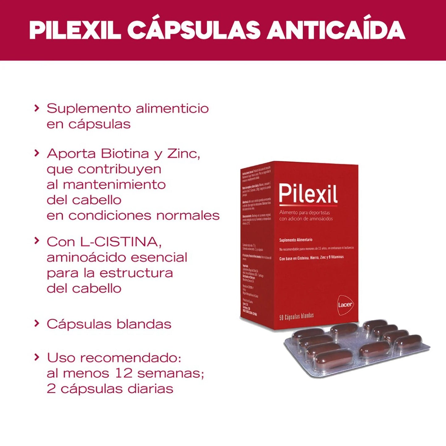 Pilexil 50 Capsulas