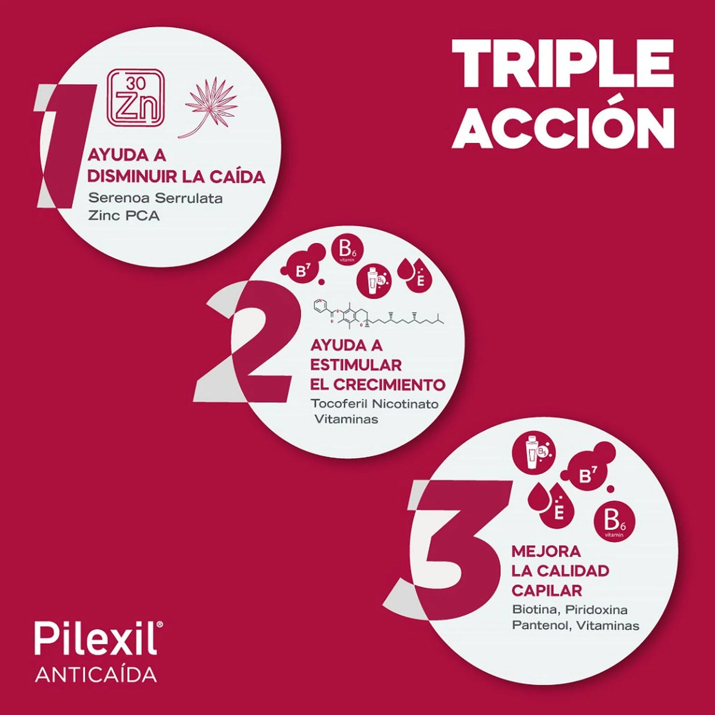 Pilexil Anti-caída 5ml - 15 Ampollas